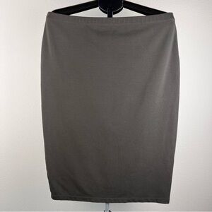 Max Studio Charcoal Gray Stretch Pencil Skirt XL